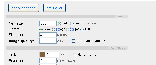 web resizer tool for designers