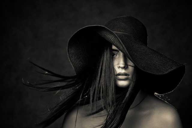 hat girl photography