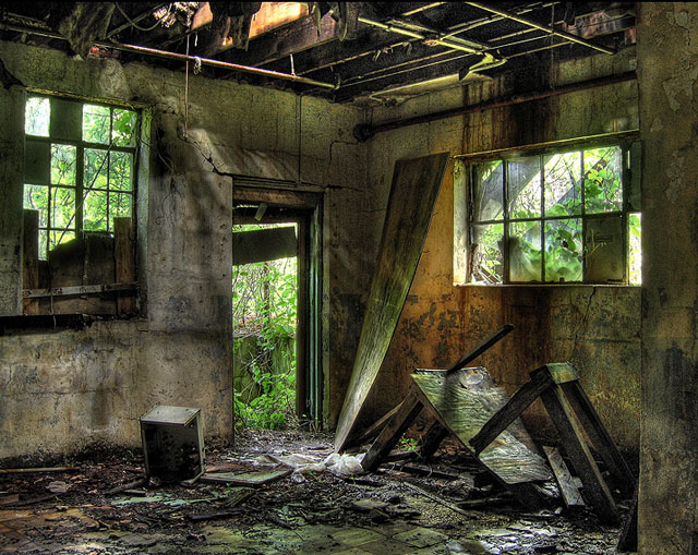 Creeping in Urban Decay Photography
