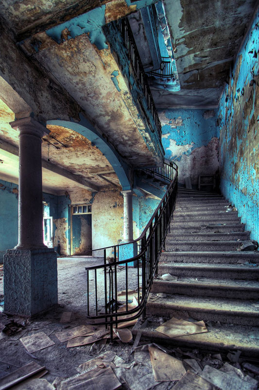 stairways urban decay photography