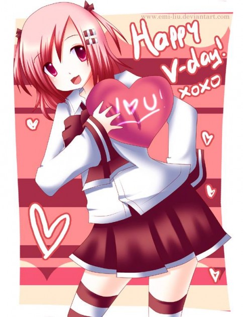 Beautiful Valentine's Day Anime Artworks