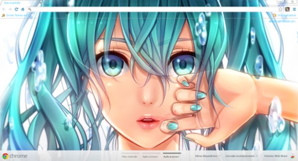 Google Chrome Themes Anime Girl