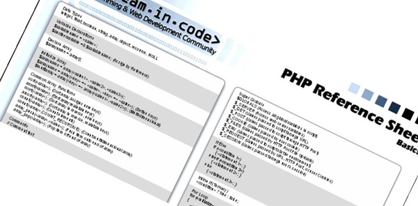 PHP Reference Sheet