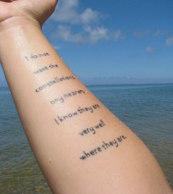 50 Coolest Literary Tattoos in Pictures