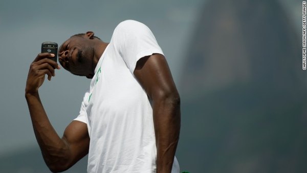 Usain Bolt Selfie in Brazil