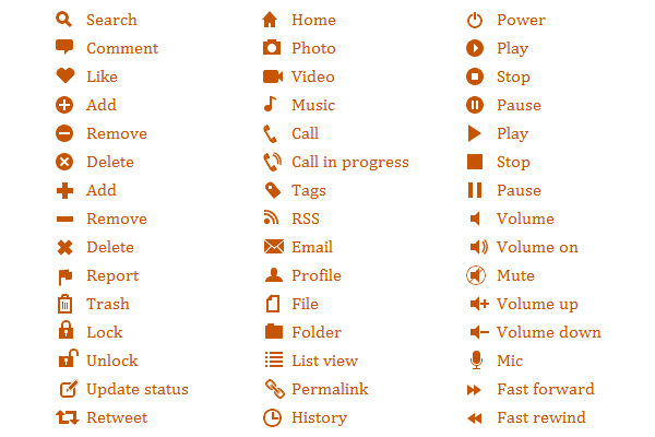 500 Free Pure Css Icons