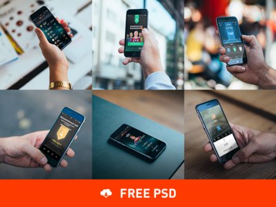 Download 55 Free Iphone 6 Mockup Downloads Designzzz PSD Mockup Templates