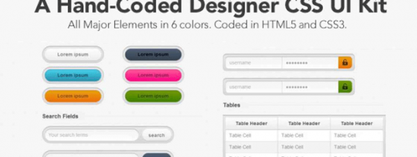 14 Free Pure CSS UI Kits