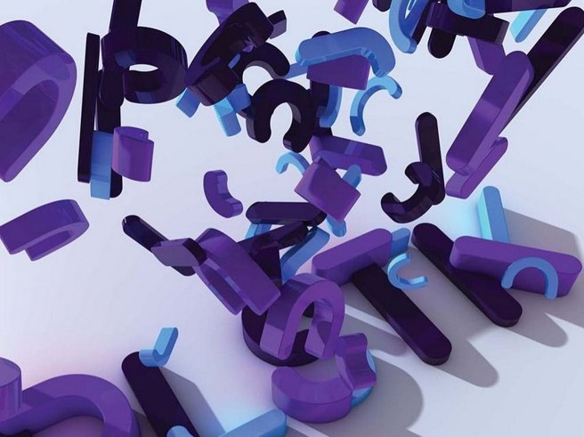 3D Plastic Typography Effect