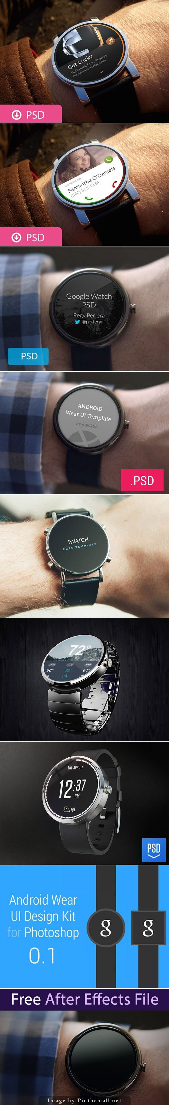 9 Smartwatch Mockups