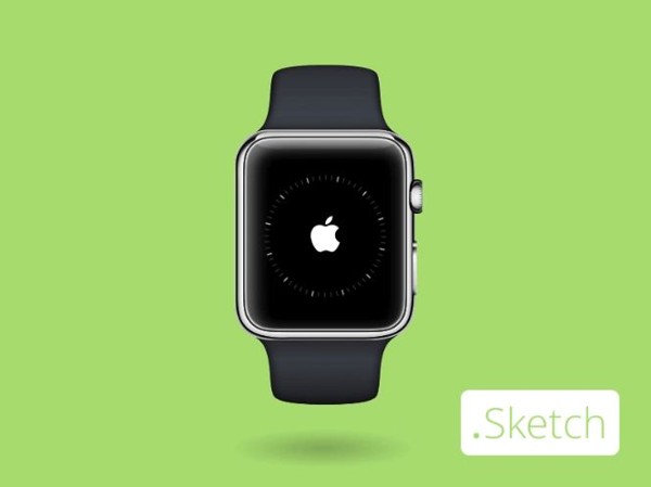 Apple Watch Mockup for Sketch