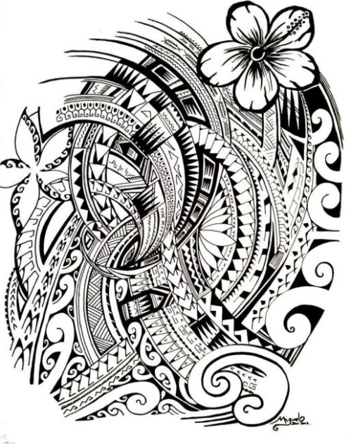 48 Coolest Polynesian Tattoo Designs   Tattoo Symbols Of Polynesia 499x630 