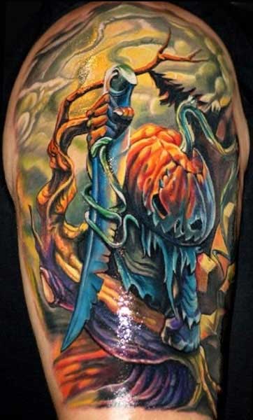 80 Awesome and Spooky Halloween Tattoos