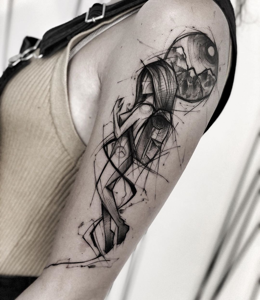 Inez Janiak's Sketch Tattoos Are Perfectly Imperfect