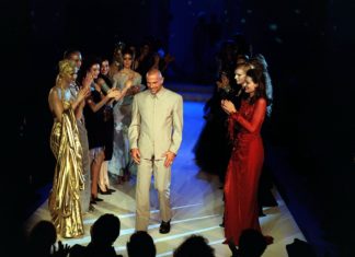 The Fashion World Bids Farewell to Trailblazing Fashion Designer Thierry Mugler Thierry Mugler presenting at Paris Haute Couture fashion week, Autumn Winter 1999/2000.