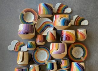 Christine Tenenholtz is Chasing Rainbows With Her Colorful Ceramic Creations